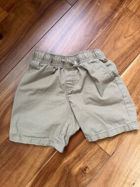 Cat & Jack Tan Elastic-Waist Kids Shorts